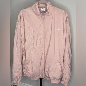 Adidas Men's Pastel Zip Up Track Jacket Top Pink, XL